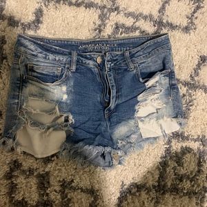 American Eagle Distressed Jean Shorts